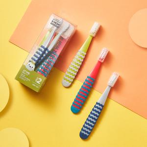 케이맘 키즈 칫솔 2단계 6P (개별캡/색상혼합) / 5~8Y / 영구치 완성 단계 칫솔