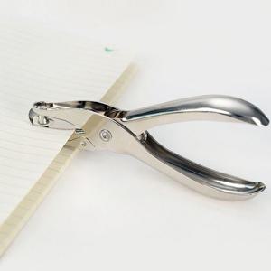 한손에쏙 천공 스테인리스 종이 구멍 펀칭기