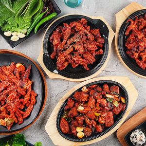 리얼 직화구이 국물통뼈닭발 600g