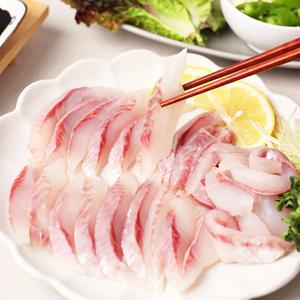 국내산 제철 활 밀치 가숭어 필렛 밀치회 250g