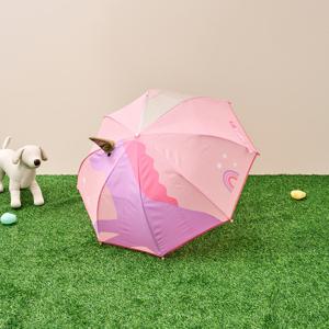 유니콘 레인보우 살대 없는 키즈 팝 우산 18