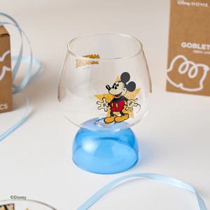 ON 디즈니 굿모닝미키 내열 유리 스커트 고블렛잔 미키 500ml