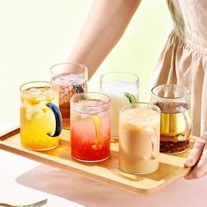 내열 유리 머그 컵 찻잔 커피잔 물컵 300ml 6P 세트