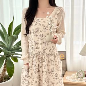 주방 플로리스트 방수형 원피스 앞치마 3colors