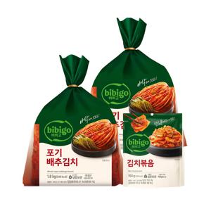 비비고 포기배추김치 1.8kg x2개+김치볶음 150g x1개
