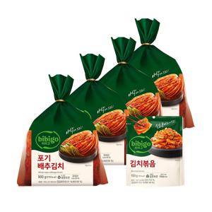 비비고 포기배추김치 900g x4개+김치볶음 150g x1개