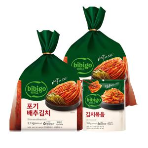 비비고 포기배추김치 3.3kg x2개+김치볶음 150g x1개