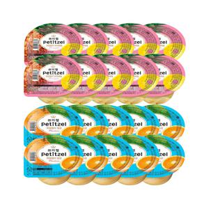 쁘띠첼 푸딩 과일젤리 밀감 90g x10개+파인애플 90g x10개