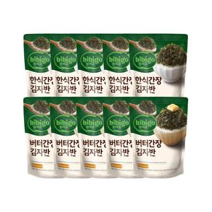 비비고 버터간장 김자반 50g x5개+한식간장 김자반 50g x5개 (총 10개)