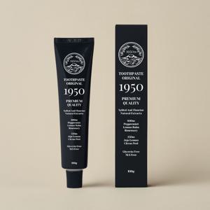 1950 제주 시트러스 블랙 오가닉 불소 치약 100g