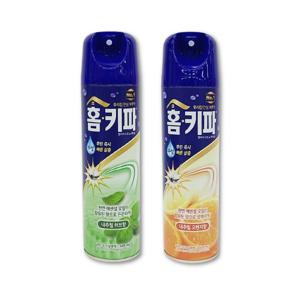 홈키파 모기 스프레이 에어로솔 내추럴 허브향 오렌지향 에어졸 500ml 3개입