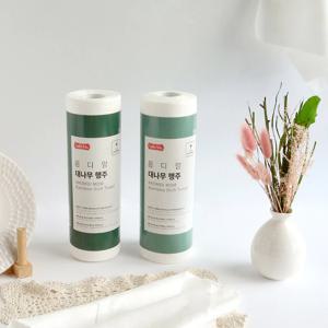 꼼디맘 100%대나무 빨아쓰는 롤 행주 50매x1개