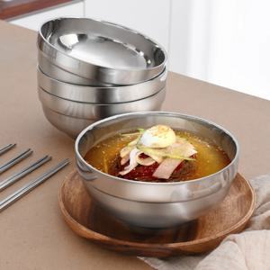 스텐 면기 8종세트 면기4p+젓가락4p