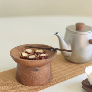 미니 다식 우드 접시 양갱 화과자 티푸드 티페어링 다과 나무 다구 다기