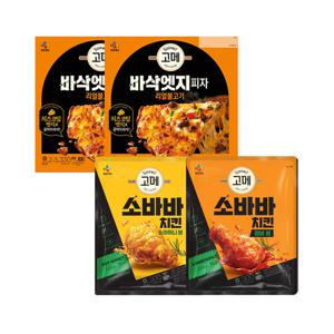 바삭엣지피자 리얼불고기 330g x2+소이허니봉 300g x1+양념봉 300g x1