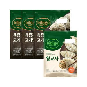 비비고 육즙 가득 고기만두 1.035kg x3개+왕교자 1.05kg x1개