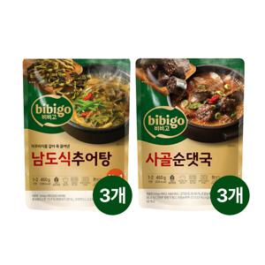 비비고 남도식추어탕 460g x3개+사골순댓국 460g x3개