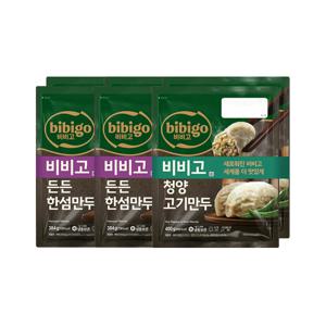 비비고 든든한섬만두 384g 2개입 x2개+청양고기만두 400g 2개입 x1개