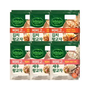 비비고 김치 왕교자 420g 2개입 x3개+새우 왕교자 315g 2개입 x3개