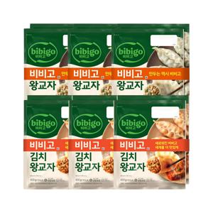 비비고 왕교자 455g 2개입 x3개+김치 왕교자 420g 2개입 x3개