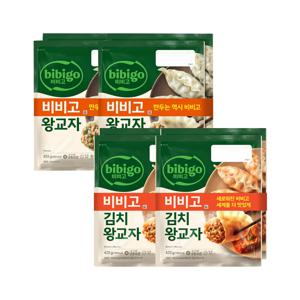 비비고 왕교자 455g 2개입 x2개+김치 왕교자 420g 2개입 x2개