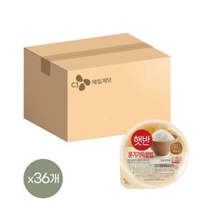 햇반 윤기가득 쌀밥 210g x36개