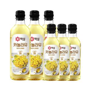백설 카놀라유 900ml x3개+500ml x3개