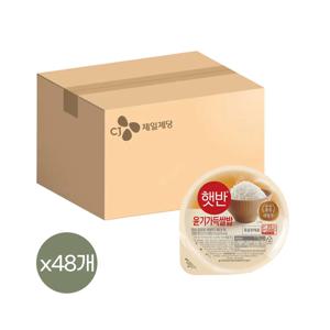 햇반 윤기가득 쌀밥 210g x48개