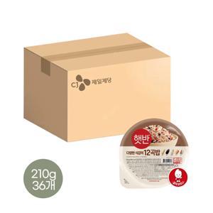 햇반 12곡밥 210g x36개