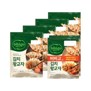 비비고 김치 왕교자 1.05kg x4개+김치 왕교자 420g x2개