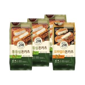 고메 바삭튀겨낸 돈카츠 450g 통등심 x3개+모짜렐라 x1개