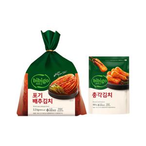 비비고 포기배추김치 3.3kg x1개+총각김치 400g x1개