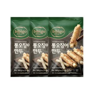 비비고 통오징어만두 200g x3개