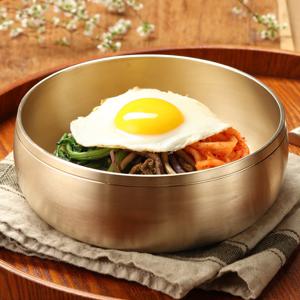 방짜유기 놋봄 굽 옥면기 모던 수저세트 5P