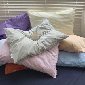 [리퍼] 뽀송 60수 솔리드 베개커버 15colors