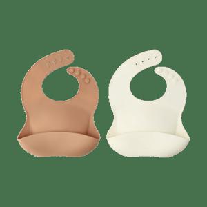 [해외] 실리 실리콘 턱받이 2개 세트 (3 options)