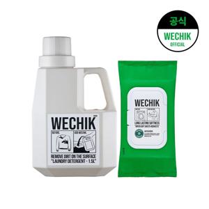섬유유연 건조기시트 80매 + 9중효소 EM Plus 세탁세제 1.5L