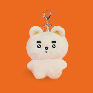 요즘 강아지 덕구 가방고리 키링 인형 8cm