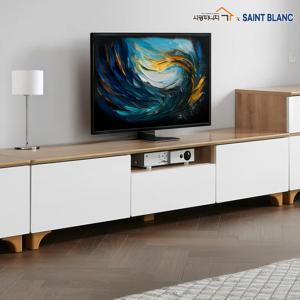 SK1357 다용도 수납 서랍 TV장 티비다이 거실장 1500 2colors
