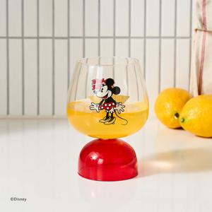 디즈니 굿모닝미키 내열 유리 스커트 고블렛잔 미니 500ml