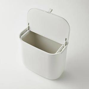 플랫 플라스틱 음식물 쓰레기통 7L