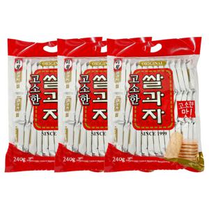 미왕 고소한 쌀과자 240g x 3봉