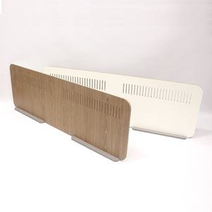 고야 줄무늬 화이트+무늬목 책상 파티션 (1200) 독서실 학교 칸막이 사무실 가림막