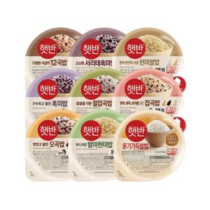 햇반 윤기가득 쌀밥 210g*36개+발아현미밥 210g*12개 외 쌀밥/잡곡밥/현미밥