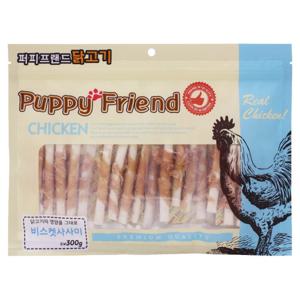대용량강아지간식 대포장 300g 치킨비스켓사사미