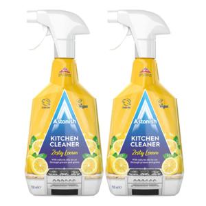 후드청소 주방 다용도 기름때 제거제 레몬 750ml 2개