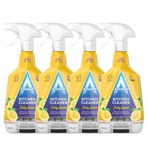 후드청소 주방 다용도 기름때 제거제 레몬 750ml 4개