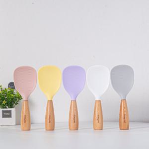 이지실리 실리콘 우드핸들 밥주걱