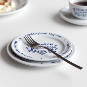 마메종 블루로즈 접시, 플레이트 18cm 1p