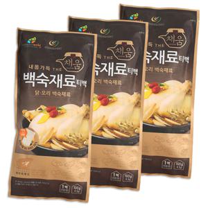 내몸가득 THE채움 닭.오리 백숙재료 티백 100g*3팩